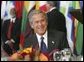 President George W. Bush attends a luncheon at the United Nations General Assembly in New York City Tuesday, Sept. 21, 2004. White House photo by Eric Draper.