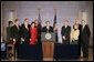 President George W. Bush speaks during the signing ceremony of S. 2845, The Intelligence Reform and Terrorism Prevention Act of 2004, in Washington, D.C., Dec. 17, 2004. "Under this new law, our vast intelligence enterprise will become more unified, coordinated and effective. It will enable us to better do our duty, which is to protect the American people," said the President. White House photo by Paul Morse