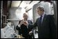 President George W. Bush tours the Virginia Biodiesel Refinery in West Point, Va., Monday, May 16, 2005.White House photo by Eric Draper