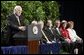 Vice President Dick Cheney addresses recipients and guests during the presentation ceremony of the 2004 Recipients of the Malcolm Baldrige National Quality Award in Washington, D.C., Tuesday, July 20, 2005. White House photo by Paul Morse