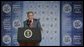 President George W. Bush addresses the Hispanic Alliance for Free Trade, Thursday, July 21, 2005, at the Organization of American States in Washington. President Bush thanked the group for their support of CAFTA. White House photo by Eric Draper