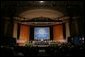 Vice President Dick Cheney addresses an audience, Thursday, July 21, 2005 at Constitution Hall in Washington, during the 75th anniversary celebration honoring the creation of the Department of Veterans Affairs. White House photo by Paul Morse