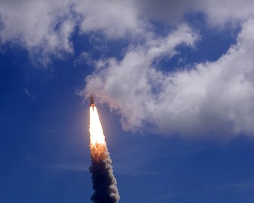 The Space Shuttle Discovery launches Tuesday, July 26, 2005, at the Kennedy Space Center in Cape Canaveral, Florida. White House photo by Krisanne Johnson