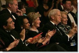 Laura Bush attends the National Book Festival Gala, an annual celebration of books and literature, at the Library of Congress in Washington, D.C., Friday, Sept. 23, 2005.  White House photo by Krisanne Johnson