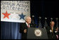 Vice President Dick Cheney is welcomed before delivering the keynote address at the 33rd Annual Conservative Political Action Conference Dinner in Washington, Thursday, February 9, 2006. During his remarks on the 2006 Agenda the Vice President commented on the steadfast nature of the American people and said, "in these five years we've been through a great deal as a nation. Yet with each test, the American people have displayed the true character of our country. We have built for ourselves an economy and a standard of living that are the envy of the world. We have faced dangers with resolve. And we have been defended by some of the bravest men and women this nation has ever produced." White House photo by Kimberlee Hewitt