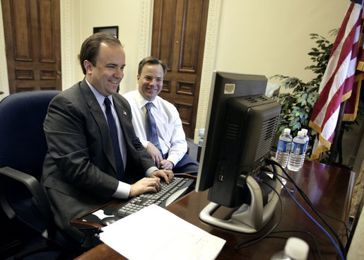 Outgoing White House Press Secretary Scott McClellan and his brother Medicare and Medicaid Services Administrator Mark McClellan answer questions on,