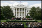 President George W. Bush speaks to an audience on the South Lawn Wednesday, May 17, 2006, during a signing of H.R. 4297, Tax Relief Extension Reconciliation Act of 2005. White House photo by Kimberlee Hewitt