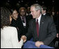 President George W. Bush meets delegates and guests at the annual convention of the National Association for the Advancement of Colored People (NAACP), following his remarks at the convention Thursday, July 20, 2006 in Washington, D.C. White House photo by Eric Draper