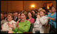 Mrs. Laura Bush applauds the speakers participating in the National Endowment for the Arts ‘Big Read’ event Thursday, July 20, 2006, at the Library of Congress in Washington. The ‘Big Read’ is a new program to encourage the reading of classic literature by young readers and adults. White House photo by Shealah Craighead