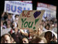 Nearly 2000 local residents and base personnel welcome President George W. Bush upon his arrival at the Utah Air National Guard in Salt Lake City, Utah, Wednesday, Aug. 30, 2006. White House photo by Eric Draper