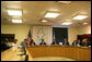 Mrs. Laura Bush hosts a roundtable discussion about the humanitarian crisis facing Burma at the United Nations in New York City Tuesday, Sept. 19, 2006. White House photo by Shealah Craighead