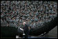 Vice President Dick Cheney delivers remarks at a rally for the troops at Fort Hood, Texas, Wednesday, October 4, 2006. "Each time I visit a military base I come away with renewed confidence in the men and women who wear the uniform of the United States," the Vice President said. "Each one of you has dedicated yourself to serving our country and its ideals, and you are meeting that commitment during a very challenging time in American history." White House photo by David Bohrer