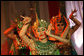 Dancers participate in a cultural performance during dinner Monday, Nov. 20, 2006, at the Bogor Palace in Bogor, Indonesia. President George W. Bush and Mrs. Laura Bush concluded a six-hour stop in the country before leaving for Hawaii, the last stop on their weeklong travels. White House photo by Eric Draper