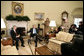 President George W. Bush talks with the press during a meeting with Ambassador Ryan Crocker, Ambassador-Designee to Iraq, in the Oval Office Friday, Feb. 16, 2007. White House photo by Eric Draper