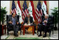 Vice President Dick Cheney meets with Prime Minister Nouri al-Maliki of Iraq Wednesday, May 9, 2007, during his visit to Baghdad. According to the Vice President, the two men discussed a wide range of issues, focusing "On things like the Baghdad security plan, ongoing operations against terrorists, as well as the political and economic issues that are before the Iraqi government." White House photo by David Bohrer