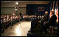 Vice President Dick Cheney answers a question from a student during the Wyoming Boys' State Conference, Sunday, June 3, 2007, in Douglas, Wyo. The Vice President spoke about Iraq, domestic issues and his experience as a Wyoming Boys' State participant in 1958. White House photo by David Bohrer