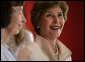 Mrs. Laura Bush tours Prague Castle with Mrs. Livia Klausova, First Lady of Czech Republic, Tuesday, June 5, 2007, in Prague, Czech Republic. White House photo by Shealah Craighead