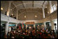 Mrs. Laura Bush arrives Wednesday, June 6, 2007, at the Schwerin City Library in Schwerin, Germany, where she delivered remarks and participated in a ribbon-cutting at the opening of America@Your Library. White House photo by Shealah Craighead