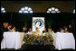 As part of Helping America’s Youth initiative, Mrs. Laura Bush participates in a roundtable discussion during a visit to Team Focus’ National Leadership Camp Thursday, June 21, 2007, in Mobile, Ala. Team Focus recently initiated a mom’s support group, where mothers can discuss the challenges of parenting fatherless boys. White House photo by Shealah Craighead