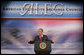 President George W. Bush addresses the American Legislative Exchange Council Thursday, July 26, 2007, at the Philadelphia Marriott Downtown. The President urged the legislators to "to not rely upon the latest opinion poll to tell you what to believe. I ask you to stand strong on your beliefs, and that will continue to make you a worthy public servant." White House photo by Chris Greenberg