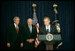 Jim Nussle speaks during his swearing-in ceremony as the Director of the Office of Management and Budget in the Dwight D. Eisenhower Executive Office Building Monday, Sept. 10, 2007. "I believe government spending should be restrained, and I also believe it should be transparent, so that taxpayers could see what results they are getting for their money," said Director Nussle. White House photo by Joyce N. Boghosian