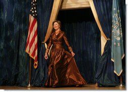 Laura Bush is introduced at the National Book Festival Gala Performance Friday, Sept. 28, 2007, where she delivered remarks at the Library of Congress in Washington D. C. White House photo by Joyce N. Boghosian