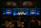 Mrs. Laura Bush addresses the National Park Foundation's Leadership Summit on Partnership and Philanthropy Inaugural Founders Award Dinner Monday, Oct. 15, 2007, in Austin, Texas. "Through the First Bloom program, the Foundation and the National Park Service will join with the Wildflower Center and community groups like the Boys and Girls Clubs to connect young people to our national parks," said Mrs. Bush. "First Bloom will take children on visits to national parks near their homes, introducing them to plant species native to their area." White House photo by Shealah Craighead