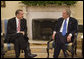 President George W. Bush meets with Prime Minister Recep Tayyip Erdogan of Turkey Monday, Nov. 5, 2007, in the Oval Office. White House photo by Joyce N. Boghosian