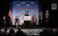 Mrs. Laura Bush addresses her remarks at the 2007 Preserve America National History Teacher of the Year Award at the Museum of the City of New York, Friday, Nov. 16, 2007 in New York, where Mrs. Bush honored fifth grade history teacher Maureen Festi, who teaches at Stafford Elementary School in Stafford, Conn., with the award. White House photo by Shealah Craighead