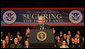 President George W. Bush addresses the audience at Constitution Hall in Washington, D.C., Thursday, March 6, 2008, during a commemoration of the 5th anniversary of the U.S. Department of Homeland Security. White House photo by Chris Greenberg