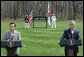 President George W. Bush and South Korean President Lee Myung-bak hold a joint press availability Saturday, April 19, 2008, at the Presidential retreat at Camp David, Md., during a two day visit with both President Myung-bak and Mrs. Kim Yoon-ok. White House photo by Joyce N. Boghosian