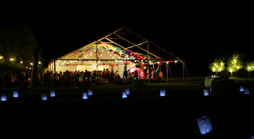 The Nashville-based Super T and His Dance Band perform during the wedding reception of Henry and Jenna Hager Saturday, May 10, 2008, at Prairie Chapel Ranch near Crawford, Texas. White House photo by Shealah Craighead