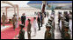 President George W. Bush and King Abdullah bin Abdulaziz review the troops during the arrival ceremonies Friday, May 16, 2008, for the President and Mrs. Laura Bush in Riyadh. White House photo by Chris Greenberg