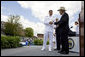 Vice President Dick Cheney presents commission papers to a U.S. Coast Guard Academy graduate, Wednesday, May 21, 2008, during commencement exercises in New London, Conn. During his address to the graduates the Vice President said, "This branch of the armed forces has given steady service to the United States of America since the year 1790 -- and in that time the Coast Guard has saved more than a million lives." He added, "As you step forward to accept new duties, your fellow citizens look up to you for the oath you take, the traditions you uphold, and the standards you live by." White House photo by David Bohrer