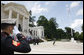 President George W. Bush is joined by two U.S. World War II Veterans during wreath-laying ceremonies Saturday, June 14, 2008, at the Suresnes American Cemetery and Memorial in Suresnes, France. White House photo by Eric Draper