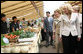 Mrs. Laura Bush joins spouses of the G-8 leaders as they visit the Hokkaido Marche (northern farm market), in Makkari Village Tuesday, July 8, 2008. The Hokkaido Marche was especially organized by the local residents on the occasion of the Summit, with the aim of illustrating the richness of locally produced foods. White House photo by Shealah Craighead