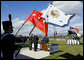 Vice President Dick Cheney is joined by Virginia Military Institute Superintendent General J.H. Binford Peay III, center left, for the posting of the colors Saturday, Nov. 8, 2008, during a parade by the VMI Corps of Cadets in Lexington, Va. White House photo by David Bohrer