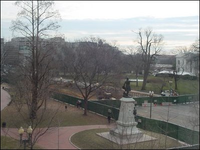 View across Lafayette Square