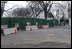 Construction fence located at the WH North Drive