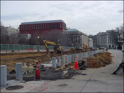 East view across Pennsylvania Avenue