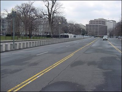 Pennsylvania Ave East view.