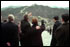 President Bush and Mrs. Bush tour the Great Wall of China, Friday, Feb. 22, 2002, in Badaling, China. President Richard Nixon visited the same Badaling area of the wall during his trip to China. 