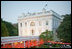 President George W. Bush and Laura Bush host a dinner filled with color and music to celebrate Cinco de Mayo in the Rose Garden Wednesday, May 4, 2005. “Cinco de Mayo commemorates a joyful moment in Mexican history. Tonight we're proud to celebrate that moment together,” said the President in his remarks. “The United States and Mexico are united by ties of family, faith in God, and a deep love for freedom.” 