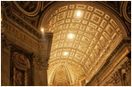 Mourners pay their respects to Pope John Paul II at St. Peter's Basilica at the Vatican in Rome Wednesday, April 6, 2005.