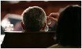 President George W. Bush attends the opening session of the 2005 Summit of the Americas Friday, Nov. 4, 2005, at the Hermitage Hotel in Mar del Plata, Argentina.