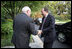 Vice President Dick Cheney welcomes Prime Minister of Iraq Nouri al-Maliki to the Vice President’s residence at the U.S. Naval Observatory in Washington, D.C. for a dinner, Wednesday, July 26, 2006. Earlier in the day Prime Minister Maliki addressed a Joint Meeting of Congress and accompanied President George W. Bush in meeting with U.S. military personnel at Fort Belvoir, Va.