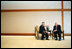 Vice President Dick Cheney talks with Japan's Emperor Akihito during a visit Wednesday, Feb. 21, 2007, to the Imperial Palace in Tokyo.