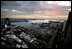 A pastel sky is seen Friday morning, Feb. 23, 2007, over Sydney, Australia, where Vice President Dick Cheney is currently on a three-day visit.