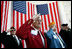 Veteran Warren G. King, Sr. of Nashville, center, salutes with fellow veterans Sunday, Nov. 11, 2007, during Veteran's Day ceremonies at Arlington National Cemetery in Arlington, Va.