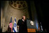 Vice President Dick Cheney delivers remarks, Thursday, May 8, 2008, at a reception celebrating the 60th anniversary of the founding of the state of Israel, hosted by the Israeli Embassy at the Andrew Mellon Auditorium in Washington, D.C.